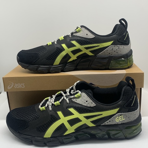 ASICS Gel Quantum 180 ‘Black/Glow Yellow' Size 13 Men 1201A259-002 - Picture 1 of 7